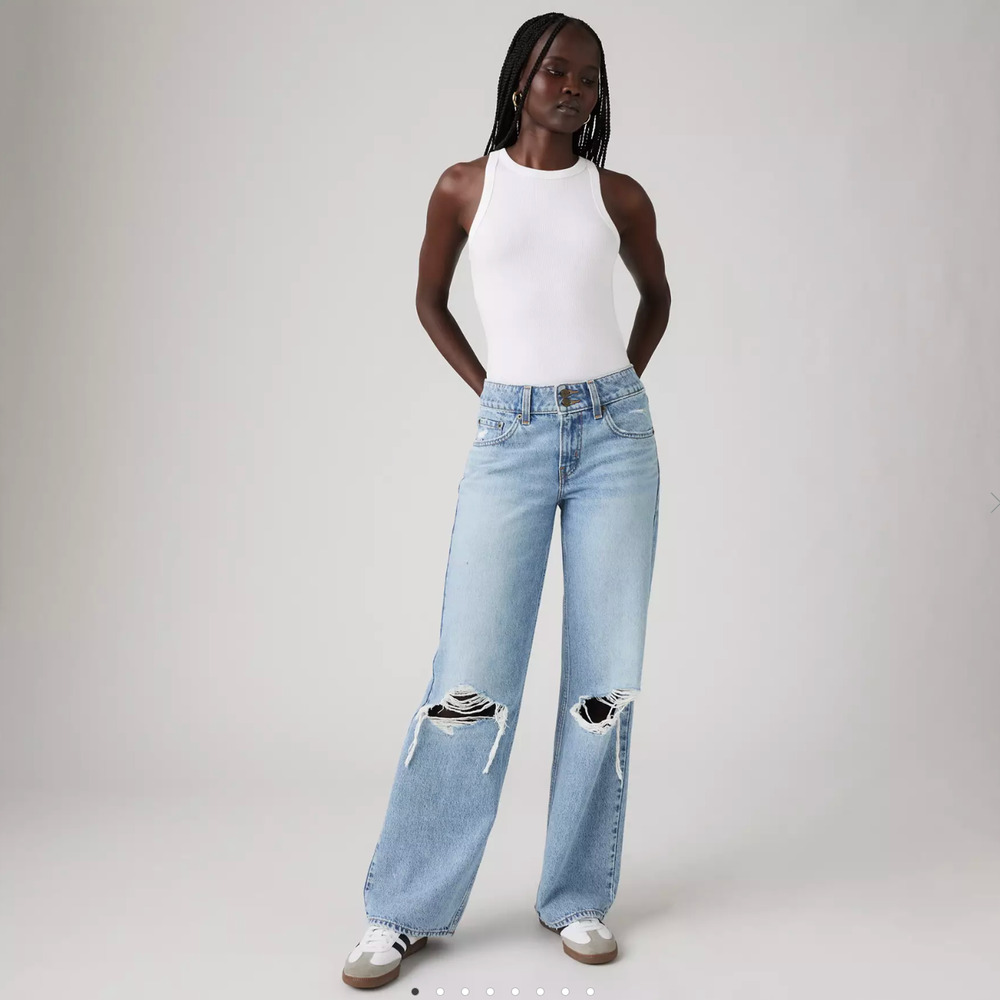 Levi’s Superlow Loose Jeans W27 L31 3/8 Table Talk WDX Low Rise